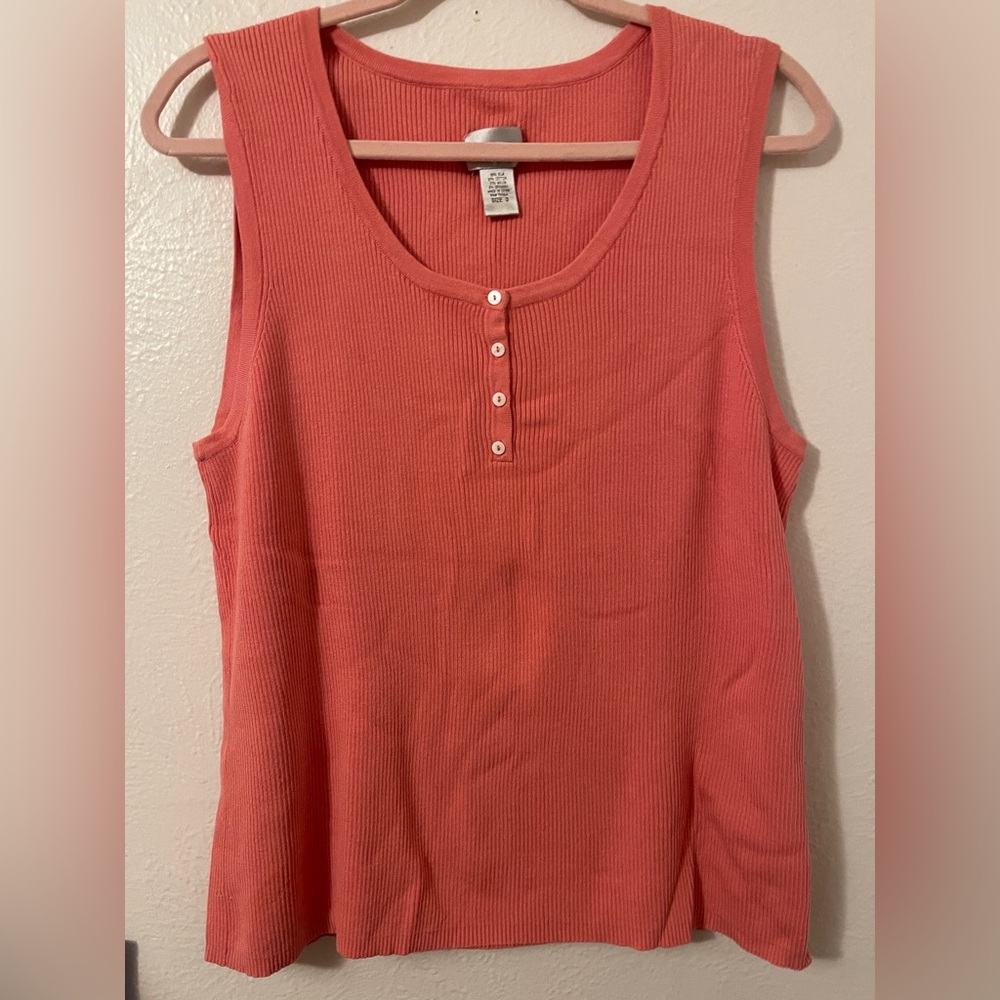 Silk/Cotton Blend Chicos Tanks, size 3